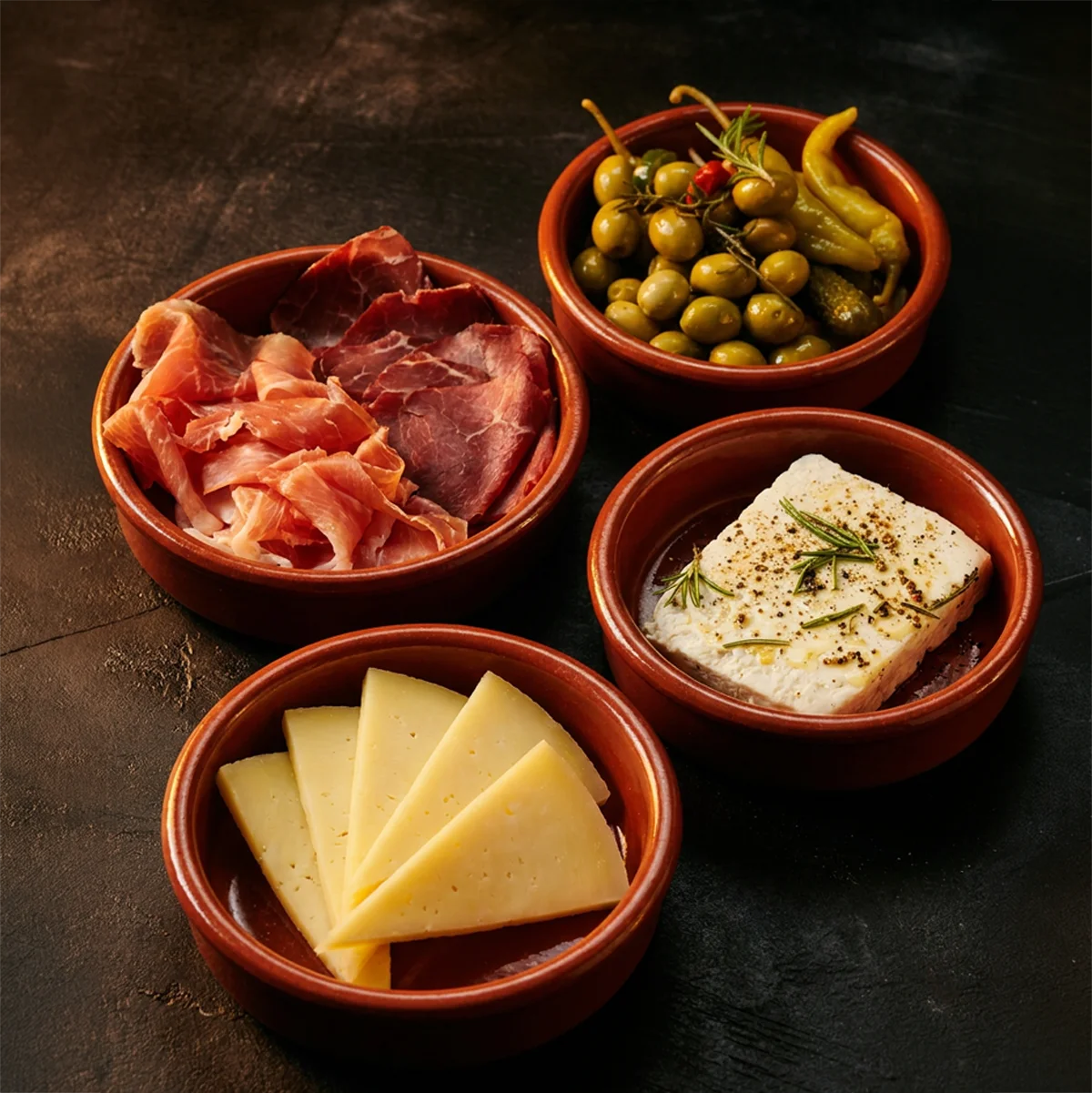 Tapas frías & calientes